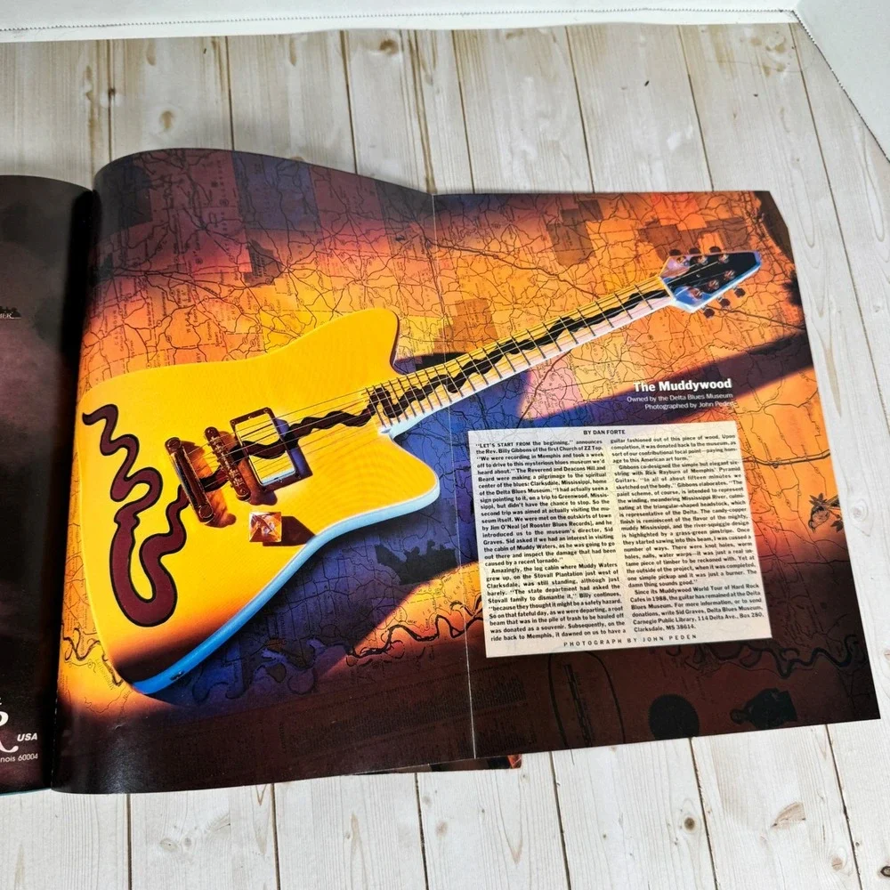Guitar World Sept 1990 Blues Power Robert Johnson Poster Hendrix (B)